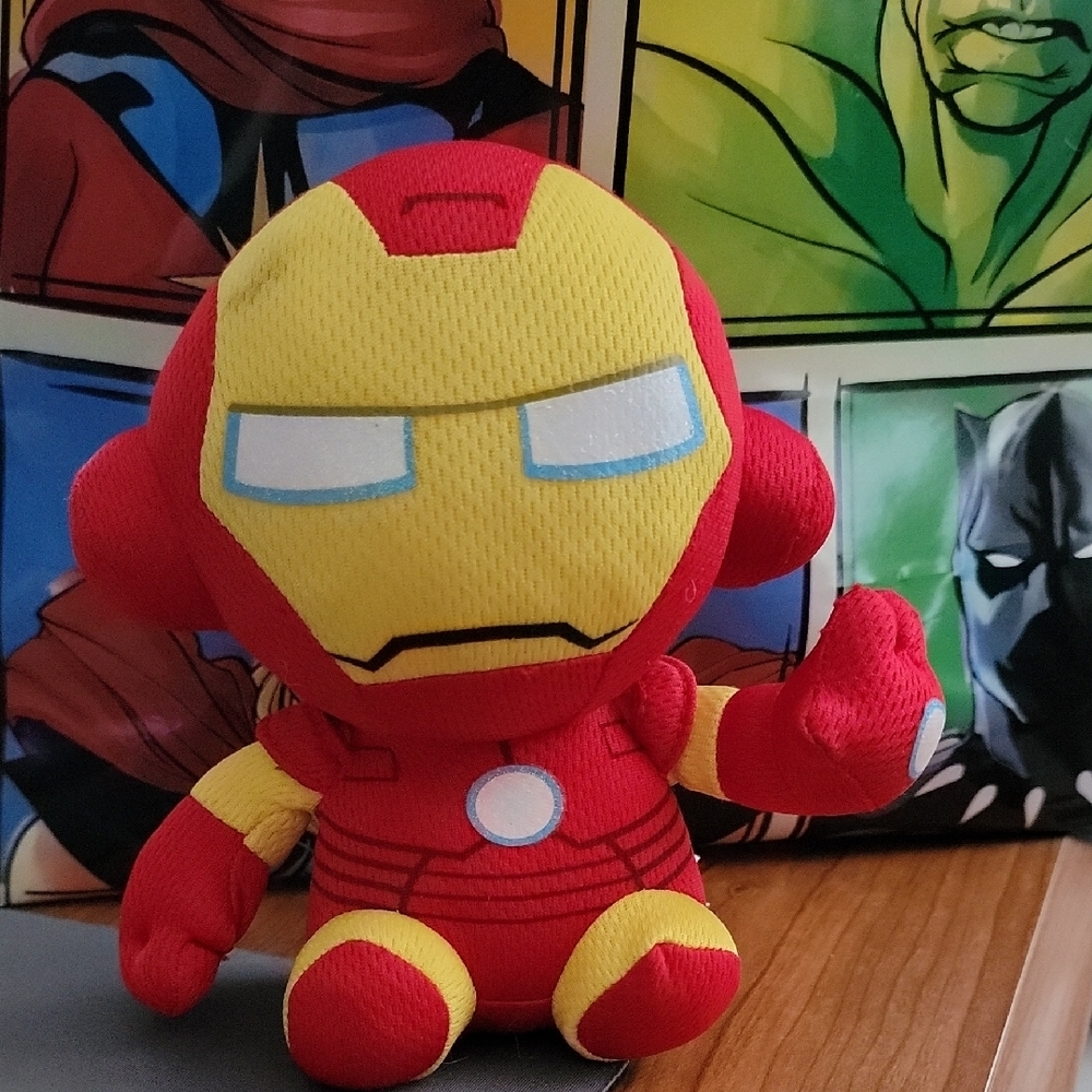 Ty Iron Man Plush - Red and Yellow